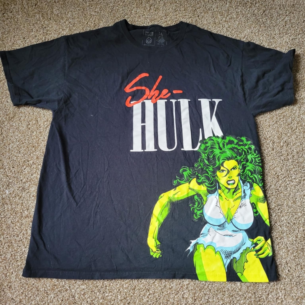 Black She-Hulk Graphic T-Shirt - Picture 2 of 10